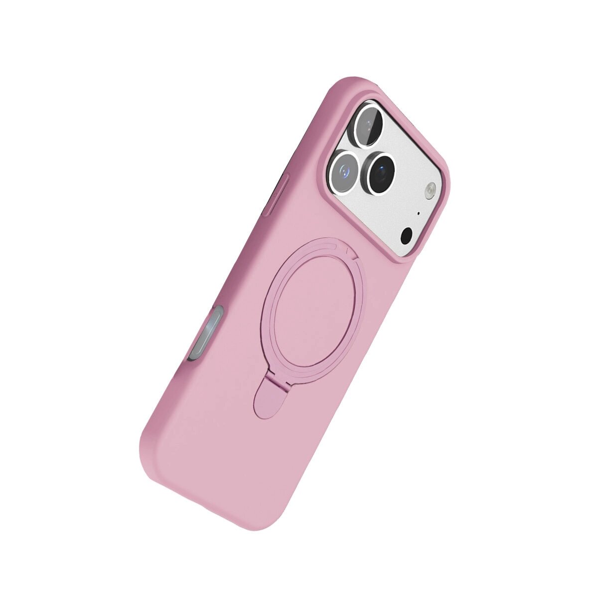 Apple İphone 17 Pro Max Regal Magsafe Standlı Kapak - Açık Pembe Apple İphone 17 Pro Max Regal Magsafe Standlı Kapak - Açık Pembe