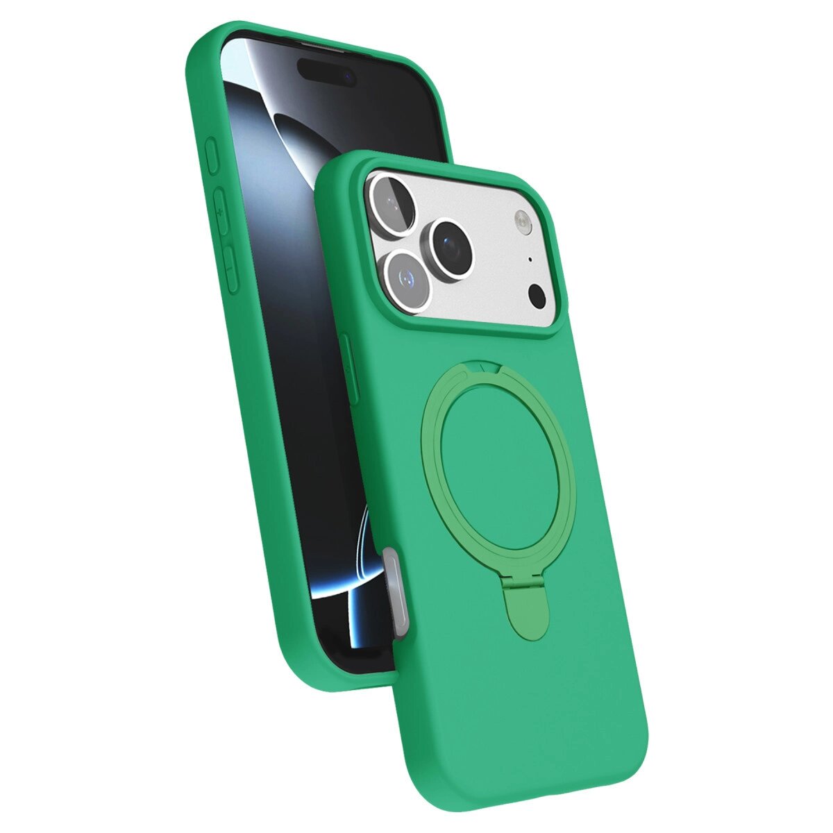 Apple İphone 17 Pro Max Regal Magsafe Standlı Kapak - Yeşil Apple İphone 17 Pro Max Regal Magsafe Standlı Kapak - Yeşil