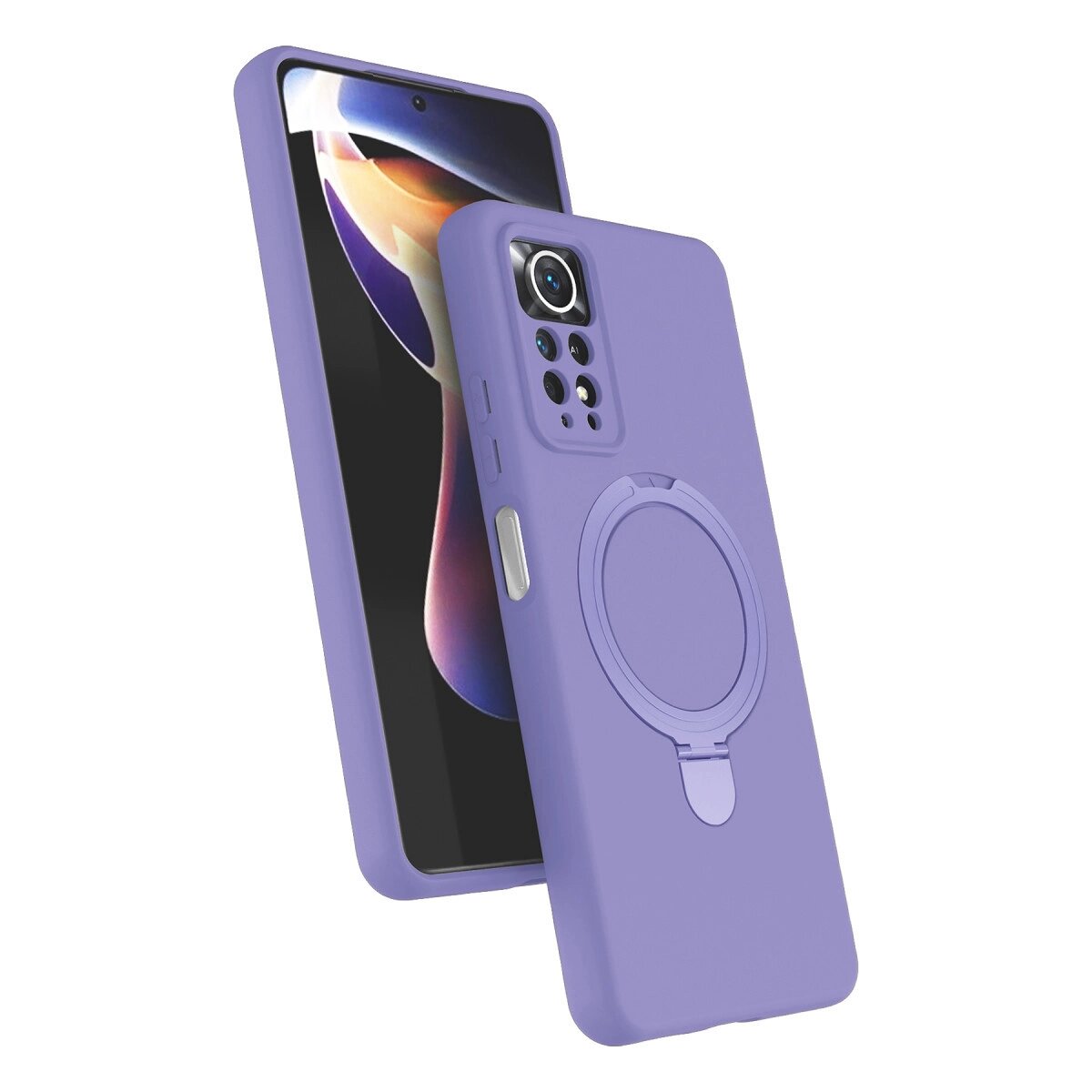Xiaomi Redmi Note 12 Pro 4g Regal Magsafe Standlı Kapak - Lila Xiaomi Redmi Note 12 Pro 4g Regal Magsafe Standlı Kapak - Lila