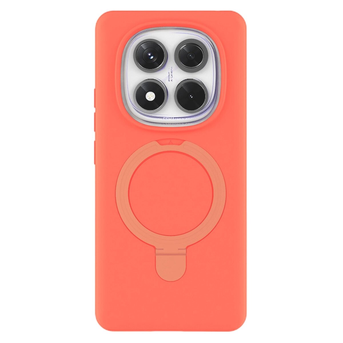 Xiaomi Redmi Note 14 Pro 4g Regal Magsafe Standlı Kapak - Turuncu Xiaomi Redmi Note 14 Pro 4g Regal Magsafe Standlı Kapak - Turuncu