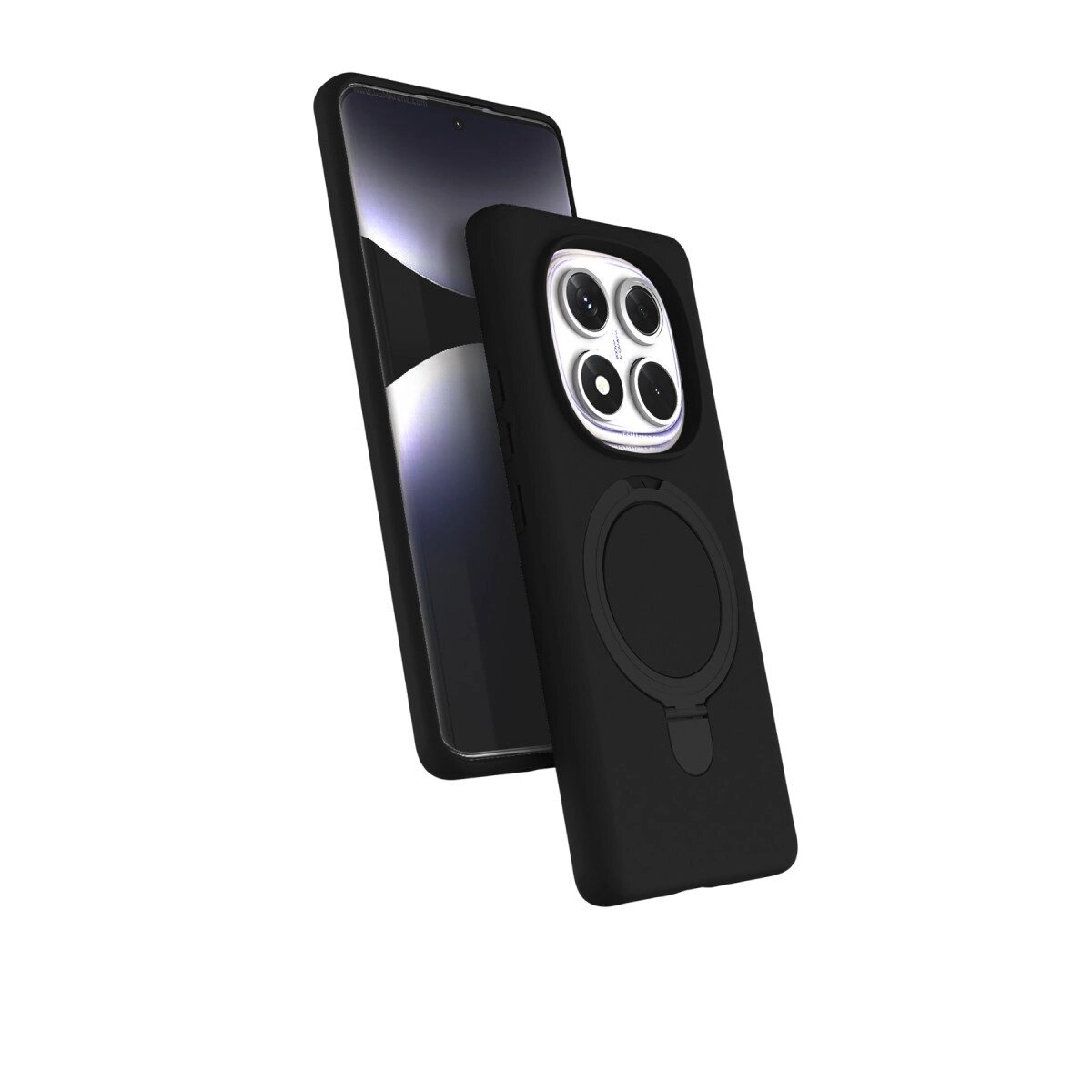 Xiaomi Redmi Note 14 Pro 5g Regal Magsafe Standlı Kapak - Siyah Xiaomi Redmi Note 14 Pro 5g Regal Magsafe Standlı Kapak - Siyah