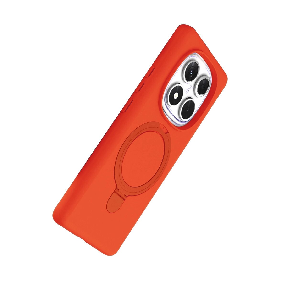 Xiaomi Redmi Note 14 Pro 5g Regal Magsafe Standlı Kapak - Turuncu Xiaomi Redmi Note 14 Pro 5g Regal Magsafe Standlı Kapak - Turuncu