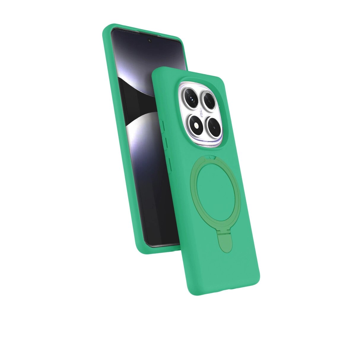 Xiaomi Redmi Note 14 Pro 5g Regal Magsafe Standlı Kapak - Yeşil Xiaomi Redmi Note 14 Pro 5g Regal Magsafe Standlı Kapak - Yeşil