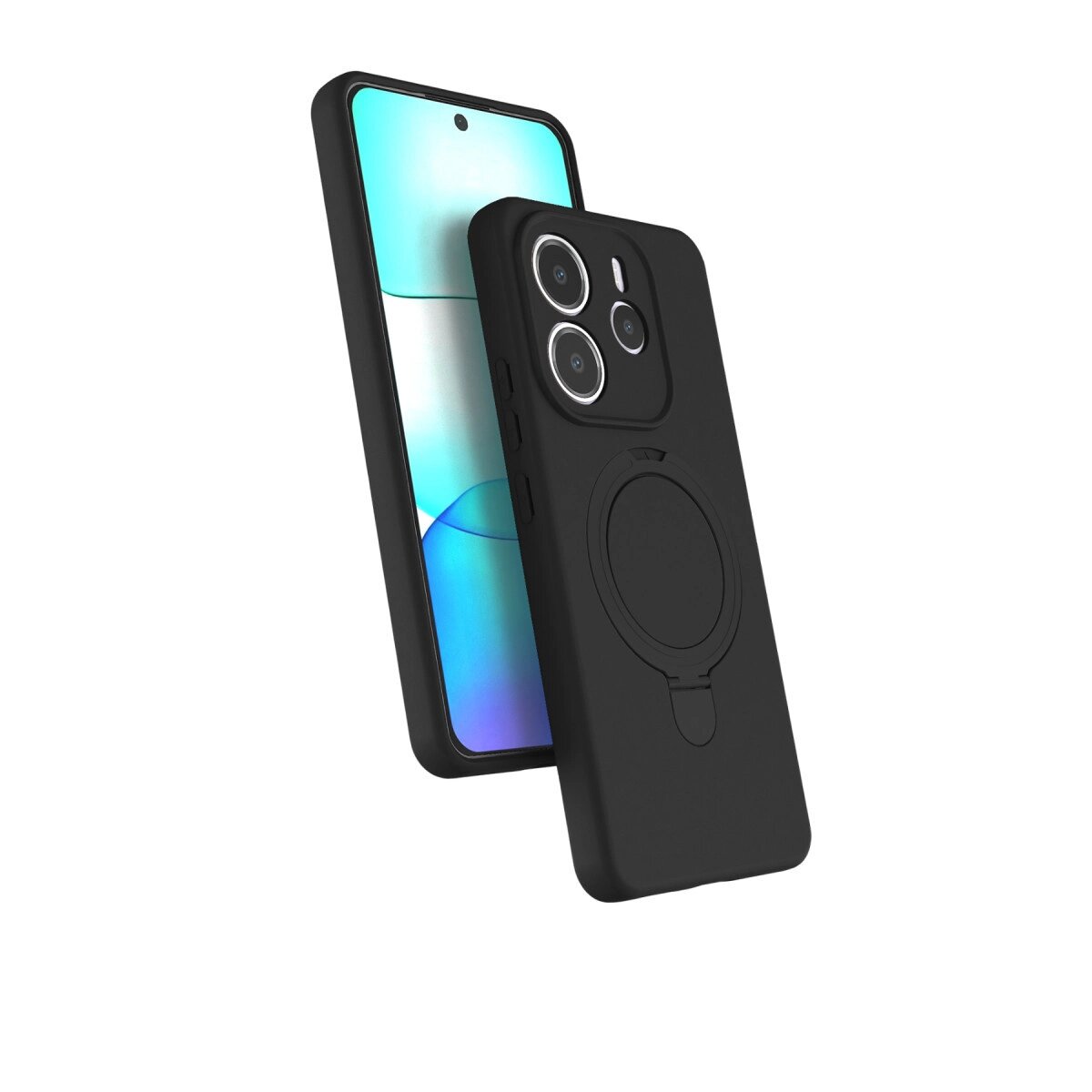 Xiaomi Redmi Note 14 4g Regal Magsafe Standlı Kapak - Siyah Xiaomi Redmi Note 14 4g Regal Magsafe Standlı Kapak - Siyah