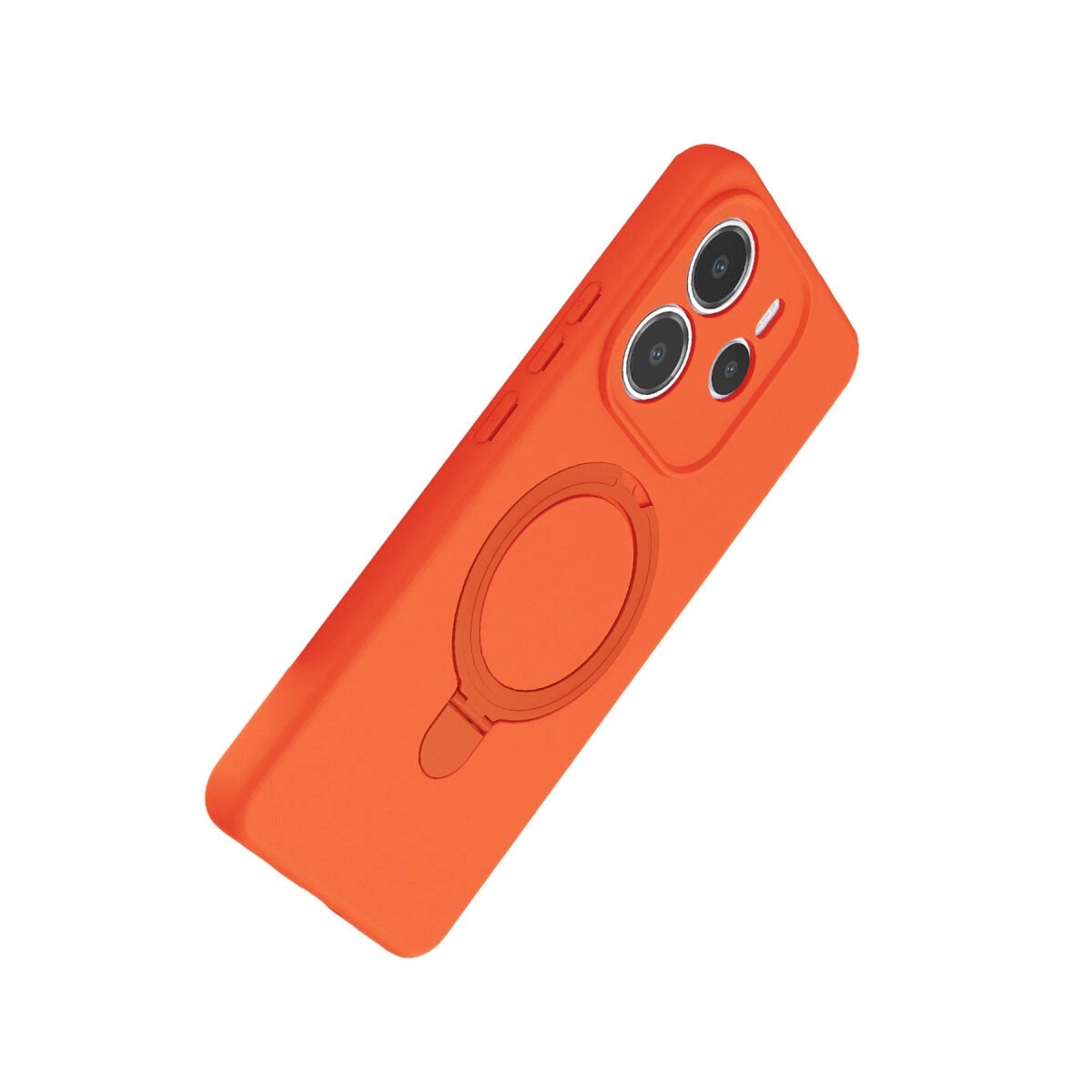 Xiaomi Redmi Note 14 4g Regal Magsafe Standlı Kapak - Turuncu