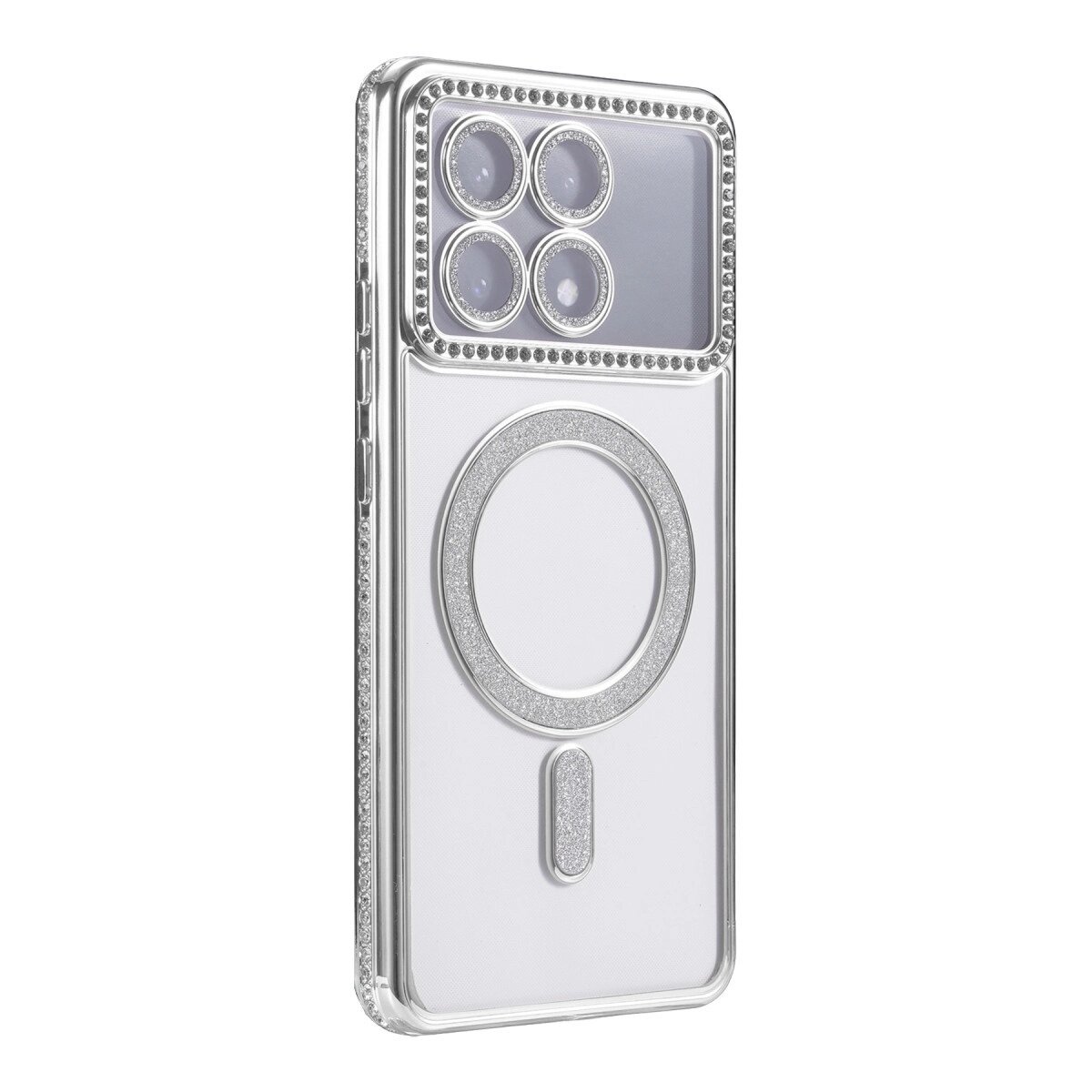 Xiaomi Poco X6 Pro Joke Simli Magneticsafe Kılıf - Gümüş Xiaomi Poco X6 Pro Joke Simli Magneticsafe Kılıf - Gümüş