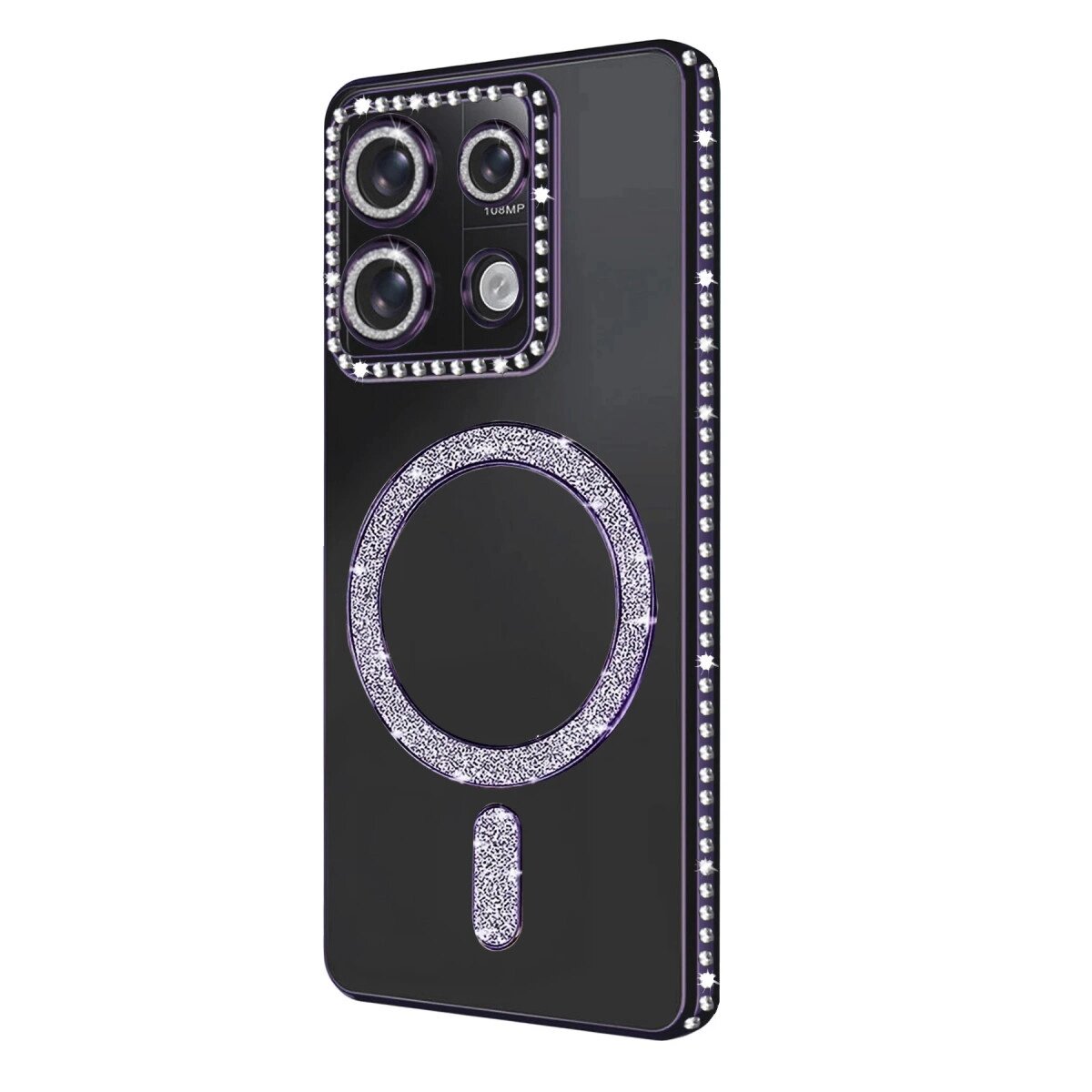 Xiaomi Redmi 13c Joke Simli Magneticsafe Kılıf - Derin Mor