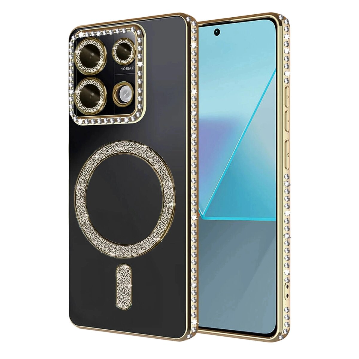 13c Joke Simli Magneticsafe Kılıf - Gold