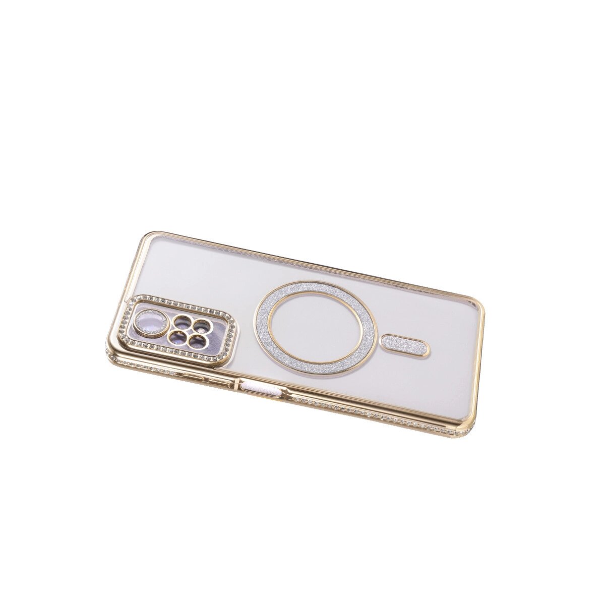 Xiaomi Redmi Note 12 Pro 4g Joke Simli Magneticsafe Kılıf - Gold Xiaomi Redmi Note 12 Pro 4g Joke Simli Magneticsafe Kılıf - Gold