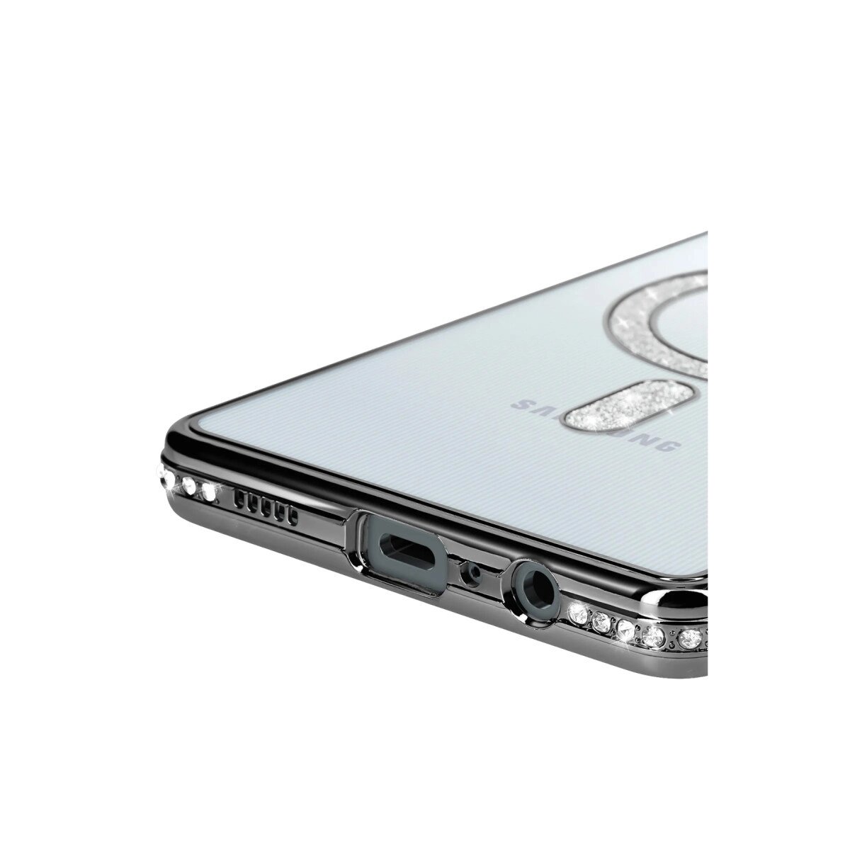 Samsung Galaxy A06 Joke Simli Magneticsafe Kılıf - Siyah