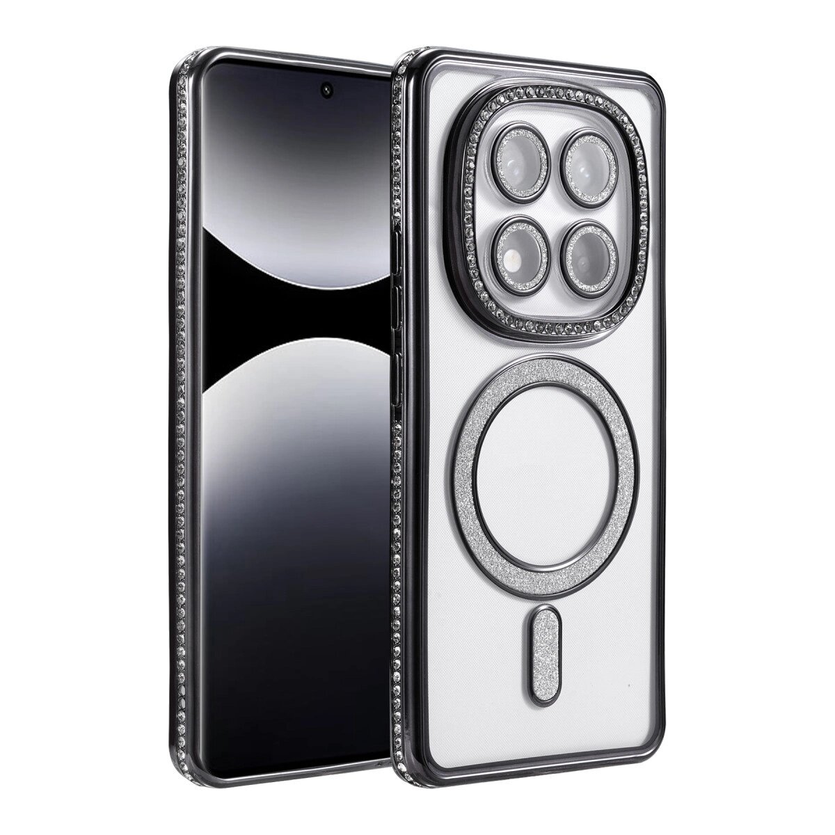 Xiaomi Redmi Note 14 Pro 4g Joke Simli Magneticsafe Kılıf - Siyah