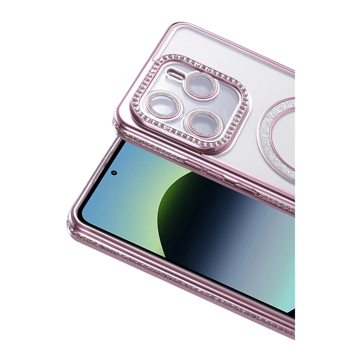 Xiaomi Redmi Note 14 4g Joke Simli Magneticsafe Kılıf - Pembe Xiaomi Redmi Note 14 4g Joke Simli Magneticsafe Kılıf - Pembe