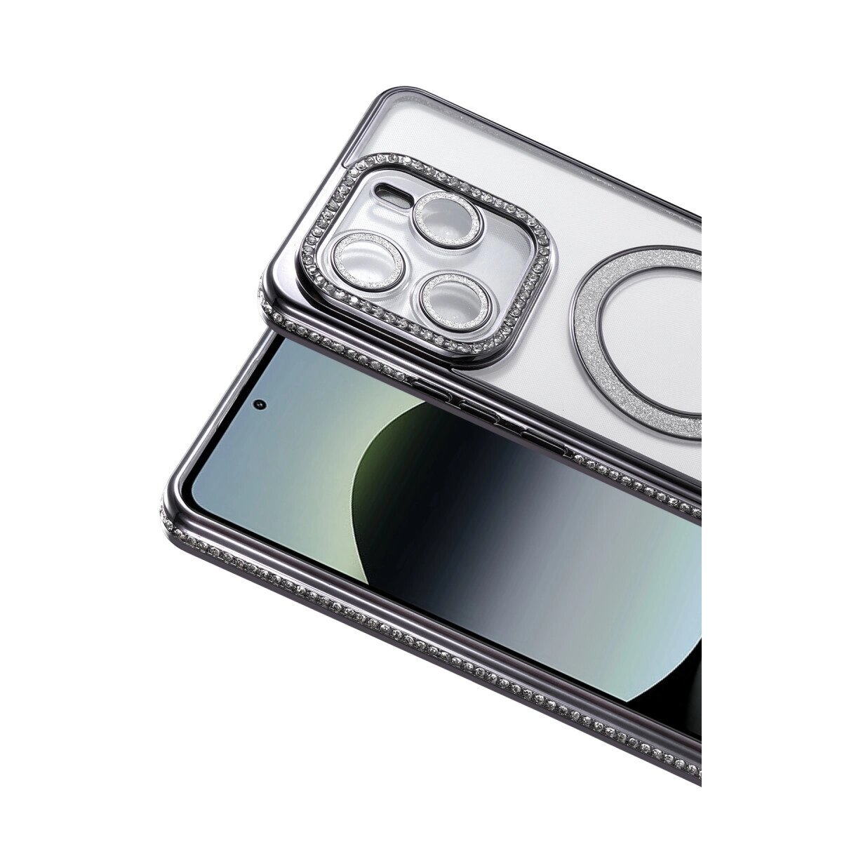 Xiaomi Redmi Note 14 4g Joke Simli Magneticsafe Kılıf - Siyah Xiaomi Redmi Note 14 4g Joke Simli Magneticsafe Kılıf - Siyah
