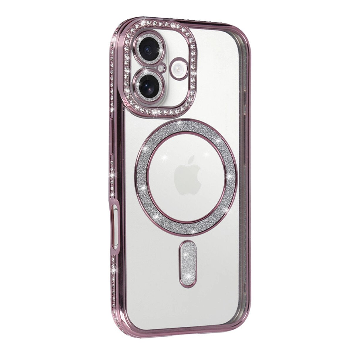 Apple İphone 17 Joke Simli Magneticsafe Kılıf - Pembe