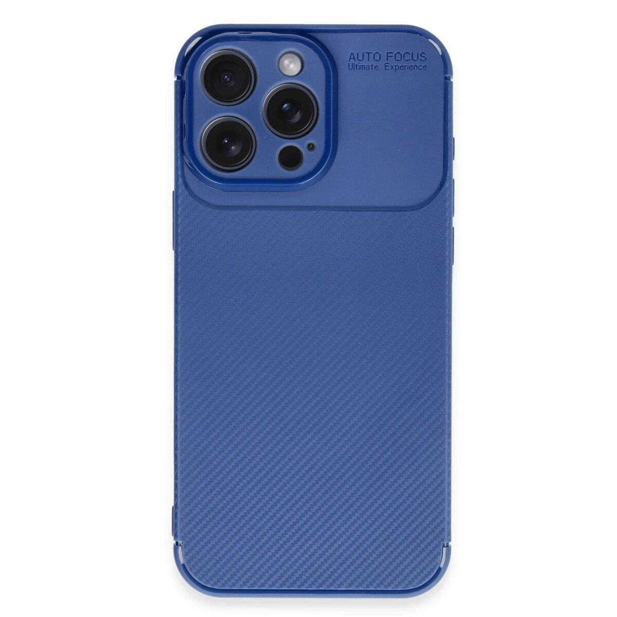 Apple İphone 16 Pro Max Kılıf Auto Focus Karbon Kapak - Lacivert Apple İphone 16 Pro Max Kılıf Auto Focus Karbon Kapak - Lacivert
