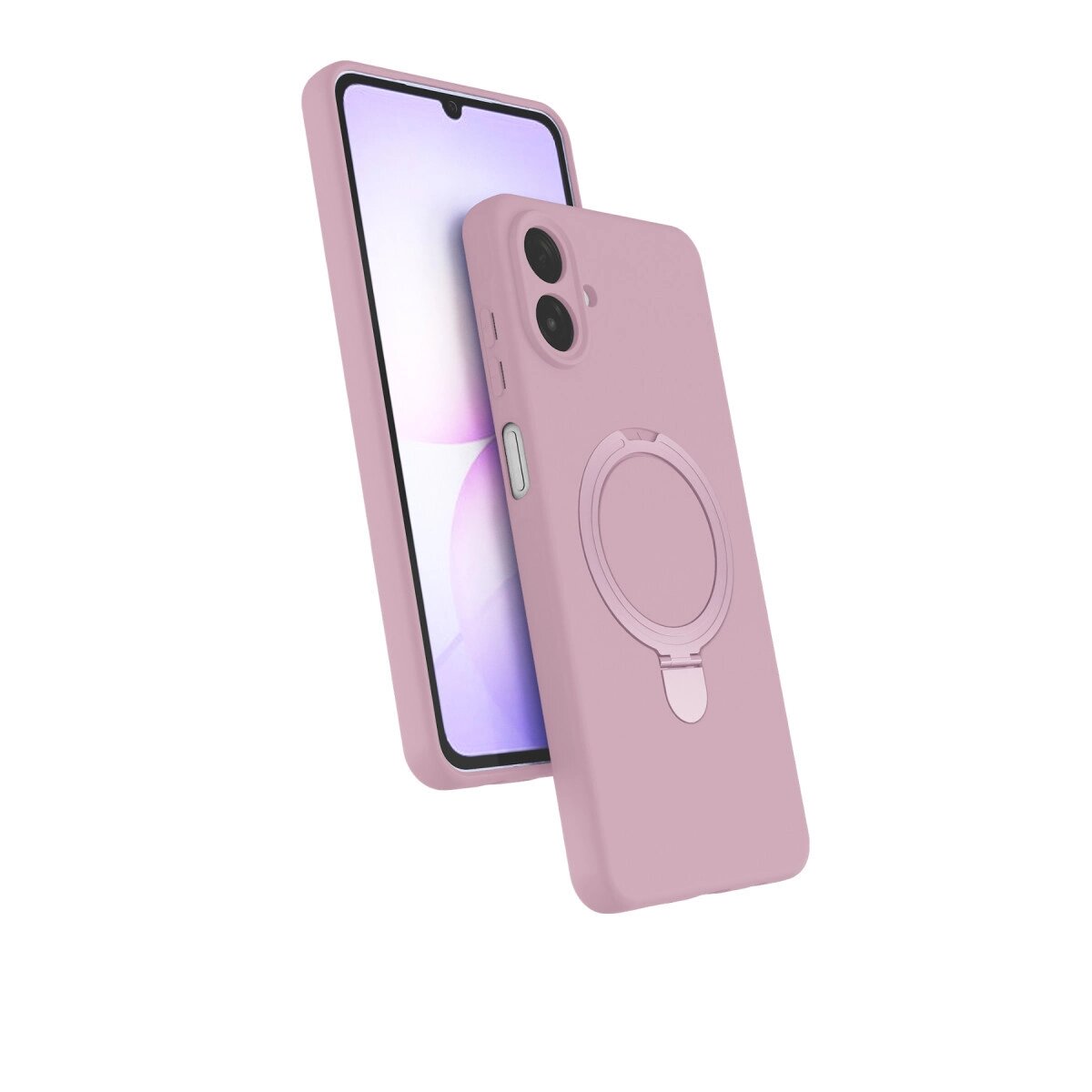 Samsung Galaxy A07 4g Regal Magsafe Standlı Kapak - Açık Pembe Samsung Galaxy A07 4g Regal Magsafe Standlı Kapak - Açık Pembe