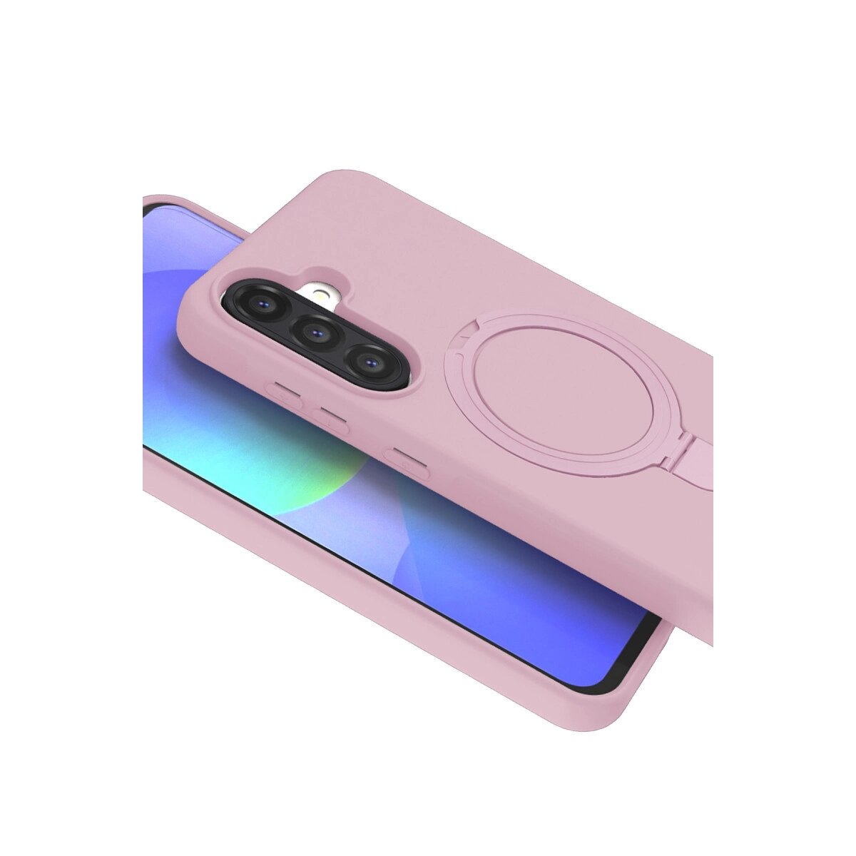 Samsung Galaxy A17 5g Regal Magsafe Standlı Kapak - Açık Pembe Samsung Galaxy A17 5g Regal Magsafe Standlı Kapak - Açık Pembe