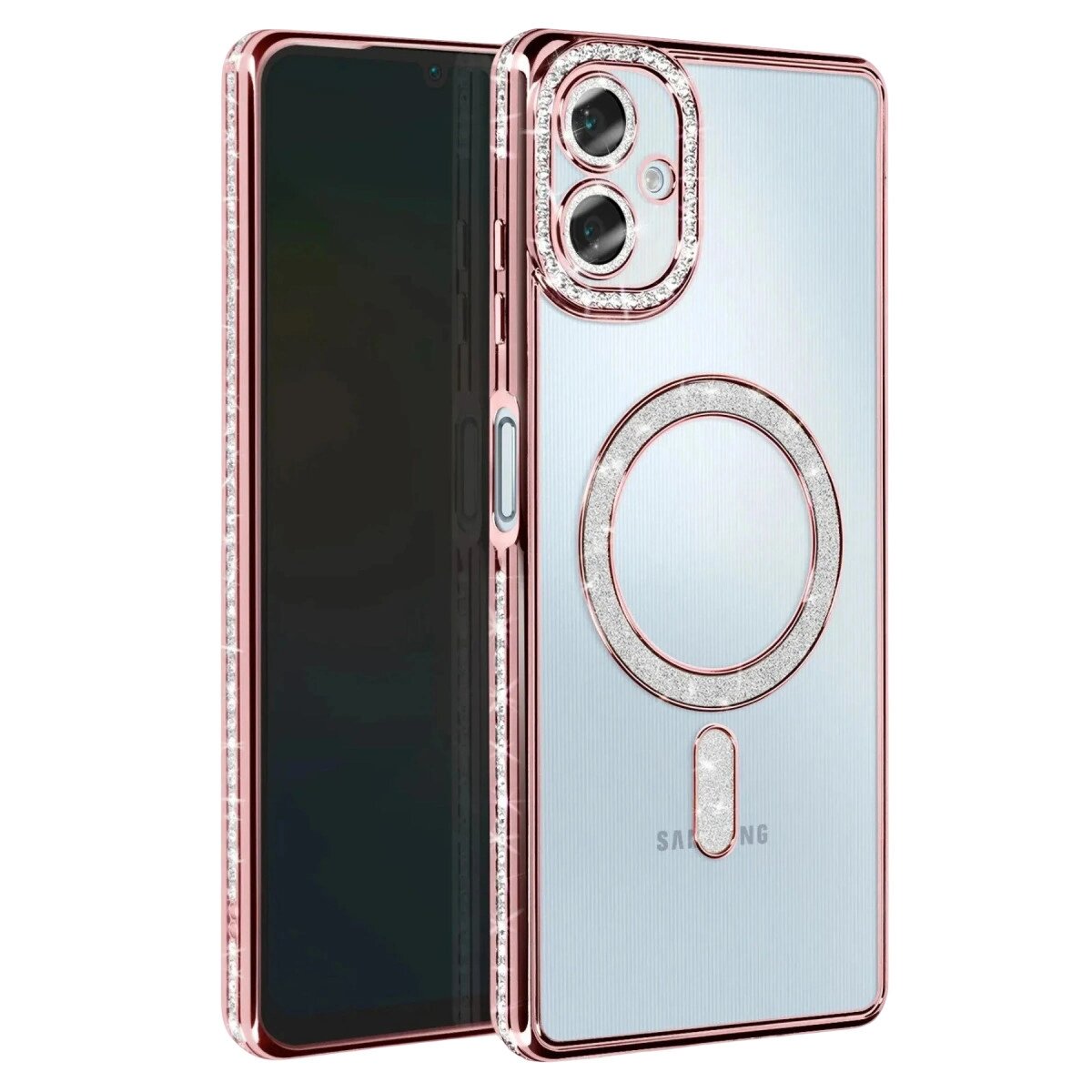 Samsung Galaxy A07 4g Joke Simli Magneticsafe Kılıf - Pembe Samsung Galaxy A07 4g Joke Simli Magneticsafe Kılıf - Pembe