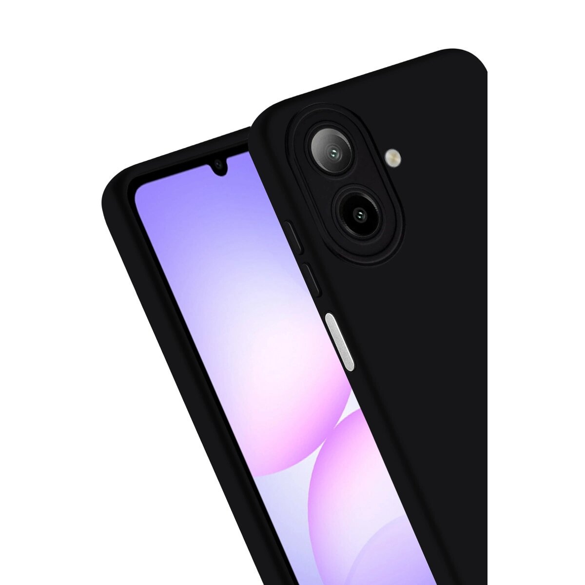 Samsung Galaxy A07 4g Nano İçi Kadife Silikon - Siyah Samsung Galaxy A07 4g Nano İçi Kadife Silikon - Siyah