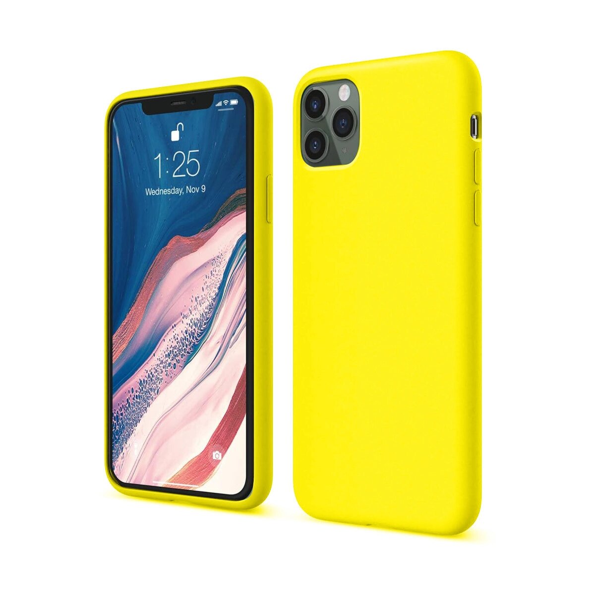 Apple İphone 11 Pro Kılıf First Silikon - Sarı Apple İphone 11 Pro Kılıf First Silikon - Sarı