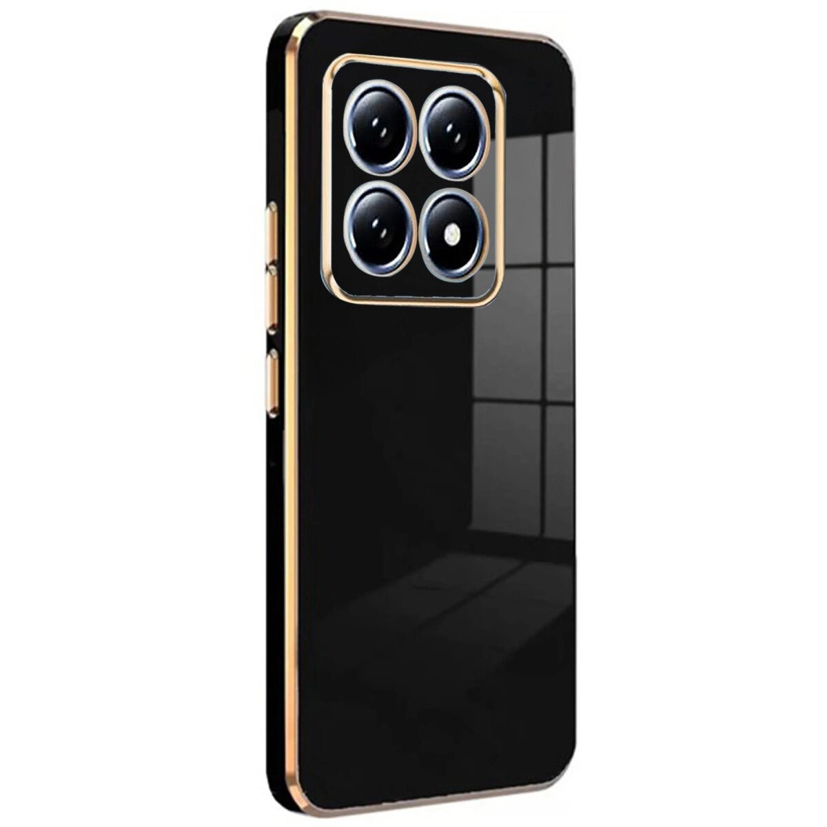 Xiaomi Mi 14t Pro Volet Silikon - Siyah Xiaomi Mi 14t Pro Volet Silikon - Siyah