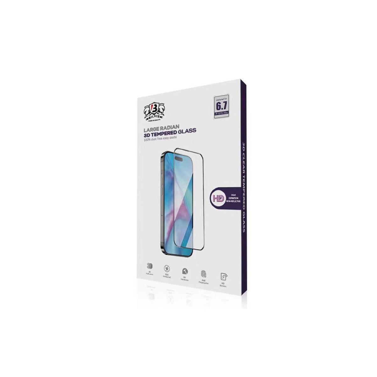 Apple İphone 16 Pro Bilvis 0.18mm Plus Cam Ekran Koruyucu Apple İphone 16 Pro Bilvis 0.18mm Plus Cam Ekran Koruyucu