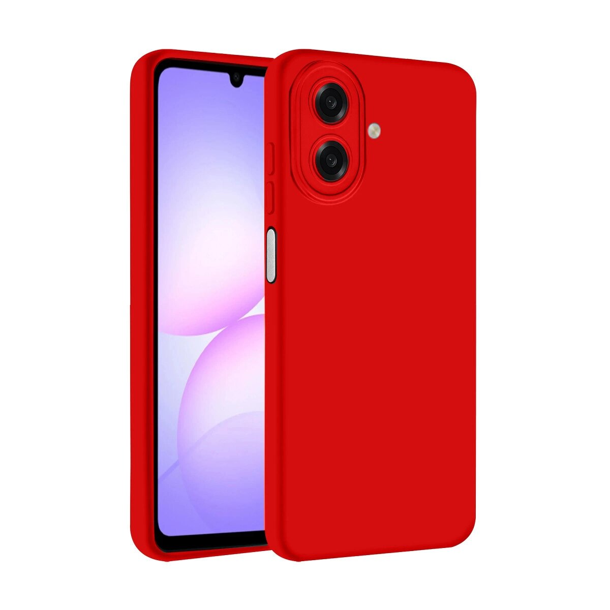 Samsung Galaxy A07 4g First Silikon - Kırmızı Samsung Galaxy A07 4g First Silikon - Kırmızı