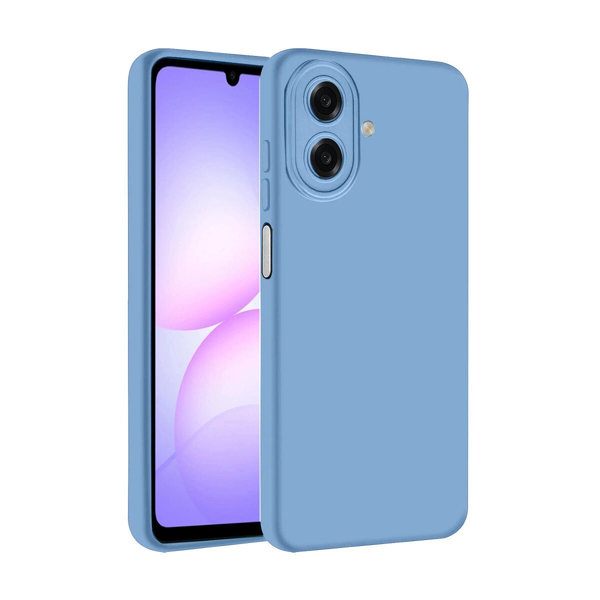 Samsung Galaxy A07 4g First Silikon - Mavi Samsung Galaxy A07 4g First Silikon - Mavi