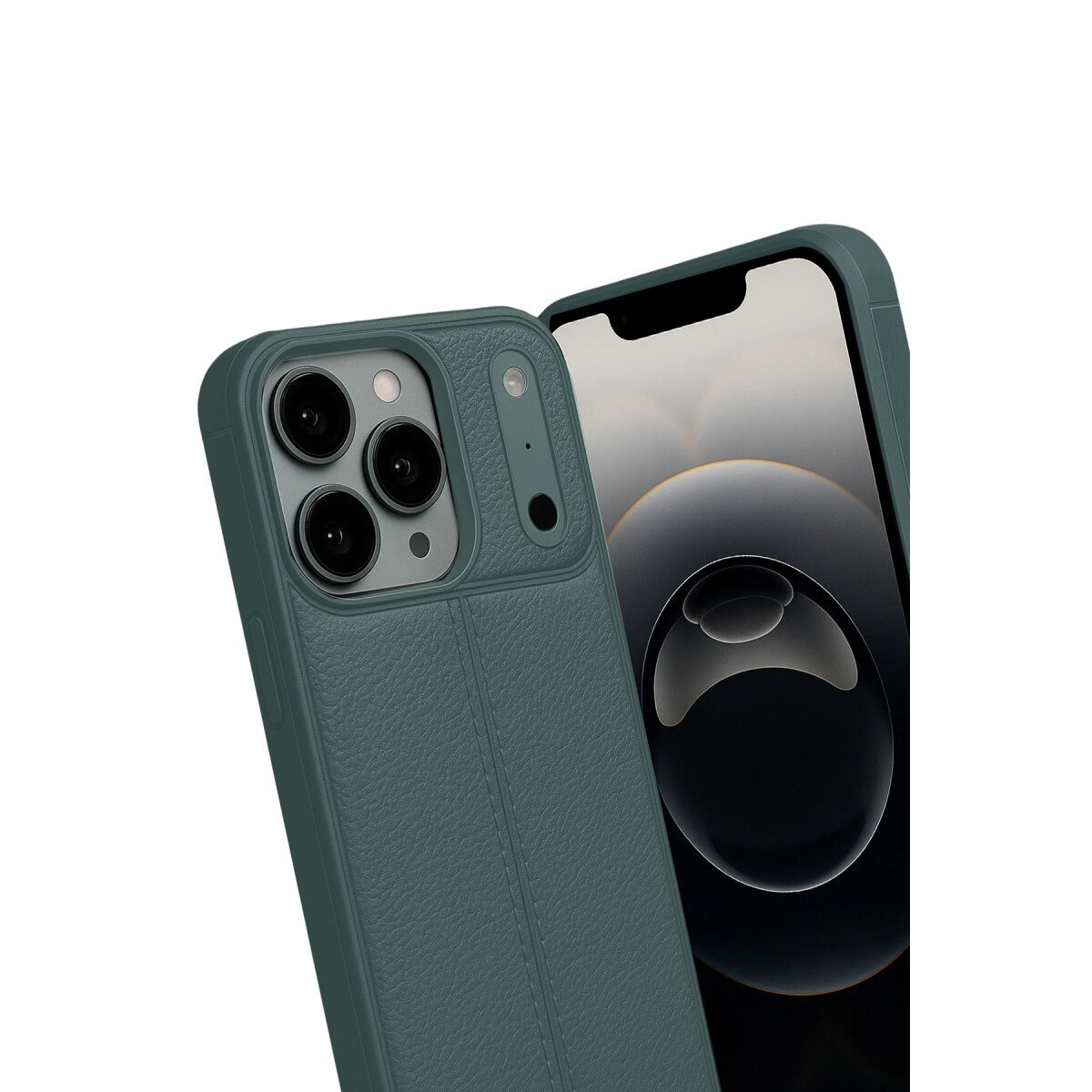 Apple İphone 17 Pro Max Auto Focus Kapak - Koyu Yeşil Apple İphone 17 Pro Max Auto Focus Kapak - Koyu Yeşil