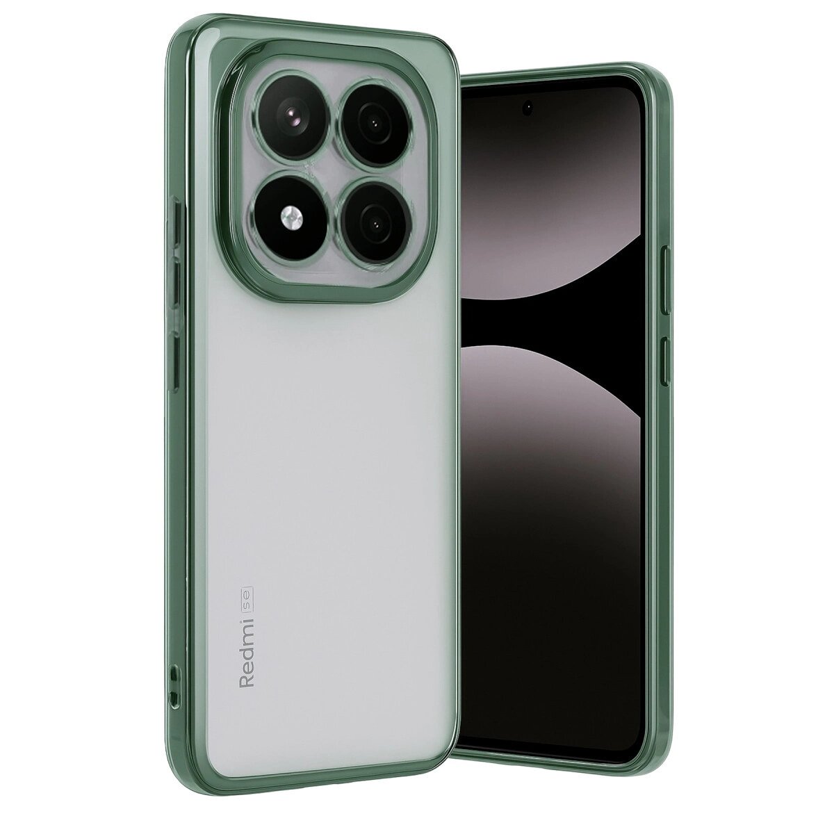 Xiaomi Redmi Note 14 Pro Plus Kılıf Razer Lensli Silikon - Yeşil Xiaomi Redmi Note 14 Pro Plus Kılıf Razer Lensli Silikon - Yeşil