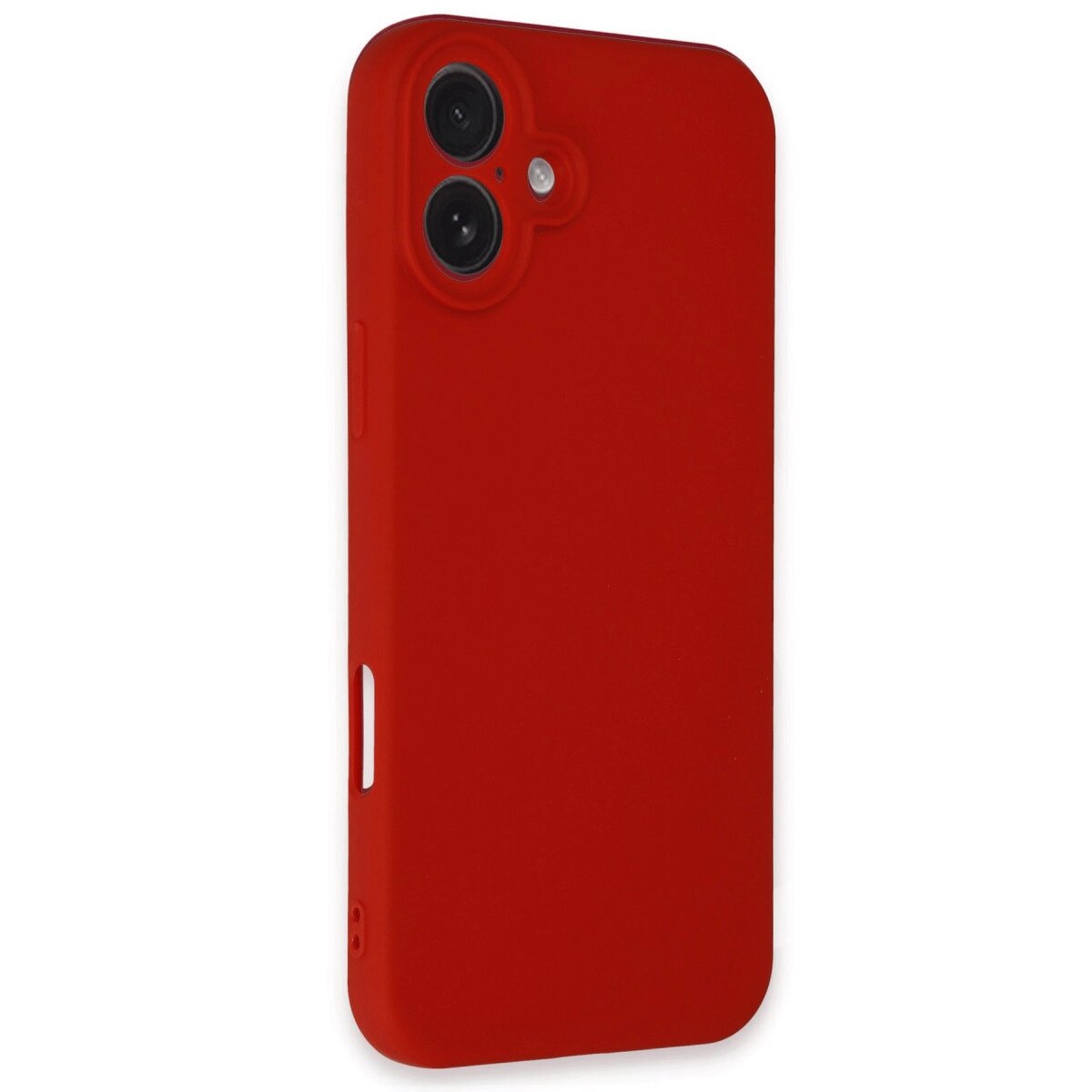 Apple İphone 16 Plus Kılıf First Silikon - Kırmızı Apple İphone 16 Plus Kılıf First Silikon - Kırmızı