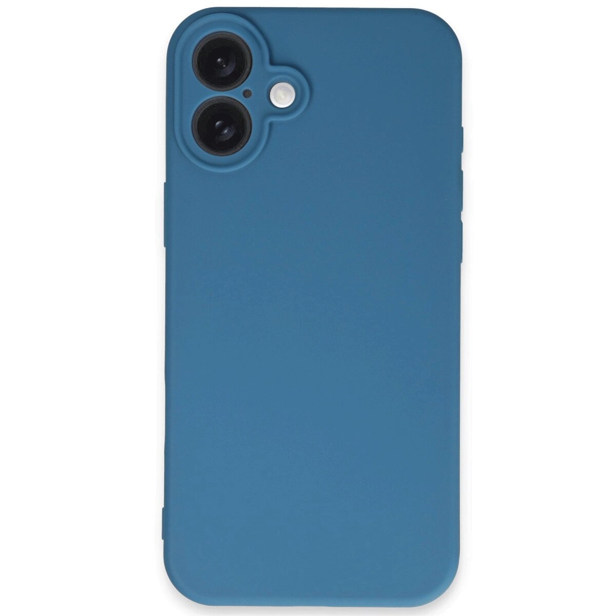 Apple İphone 16 Plus Kılıf First Silikon - Mavi Apple İphone 16 Plus Kılıf First Silikon - Mavi