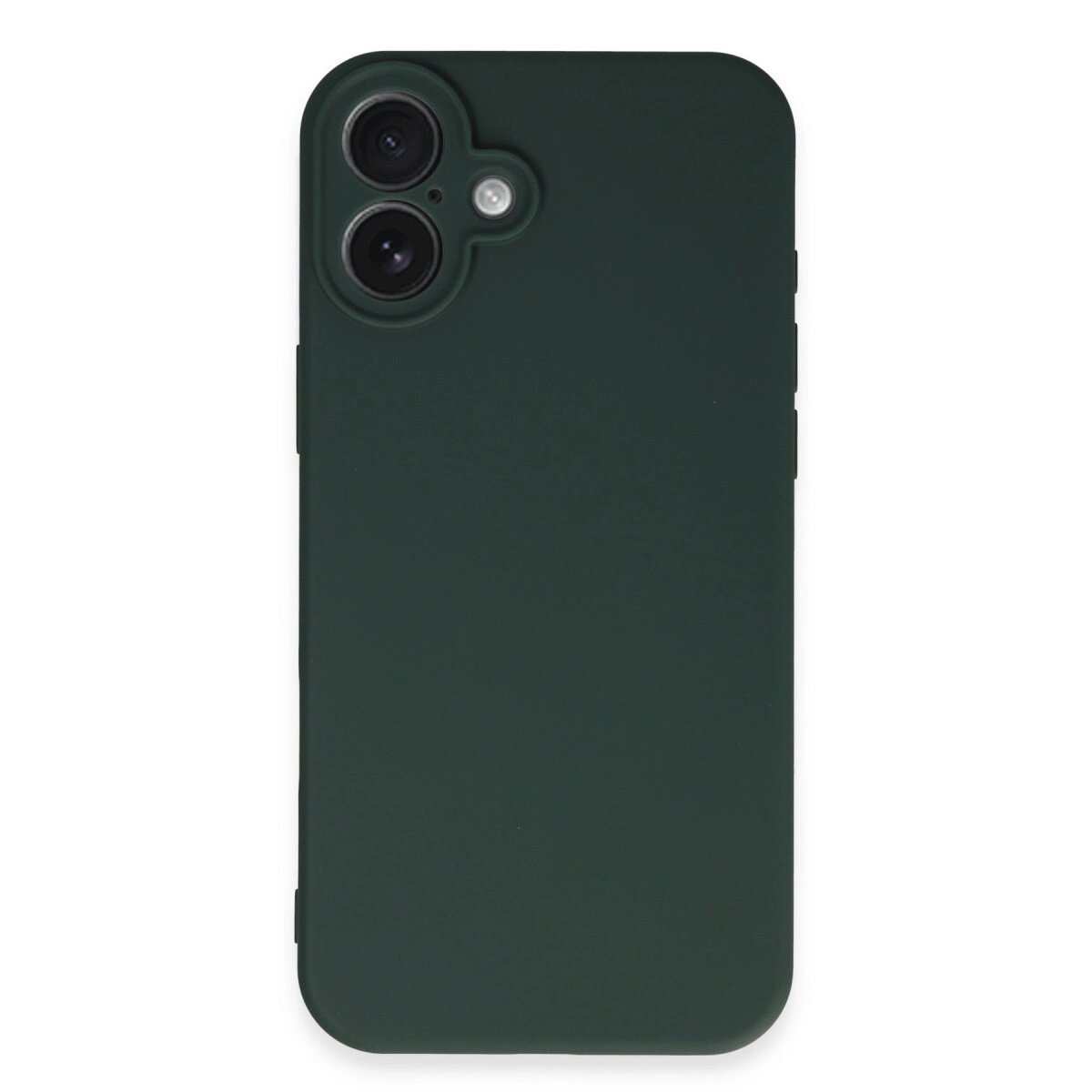Apple İphone 16 Plus Kılıf First Silikon - Koyu Yeşil Apple İphone 16 Plus Kılıf First Silikon - Koyu Yeşil