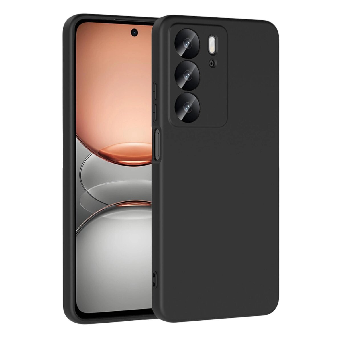Realme C75 4g First Silikon - Siyah Realme C75 4g First Silikon - Siyah