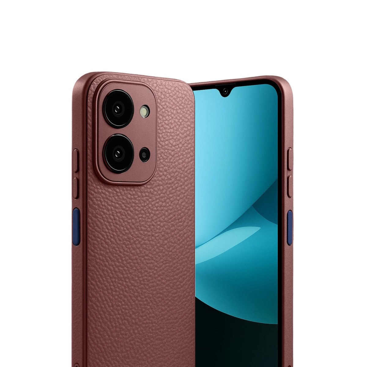 Xiaomi Redmi 15c 4g Thermax Silikon Kılıf - Bordo Xiaomi Redmi 15c 4g Thermax Silikon Kılıf - Bordo