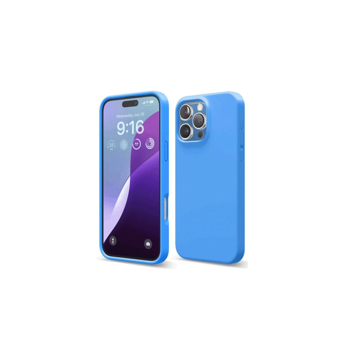 Apple İphone 16 Pro Kılıf First Silikon - Mavi Apple İphone 16 Pro Kılıf First Silikon - Mavi