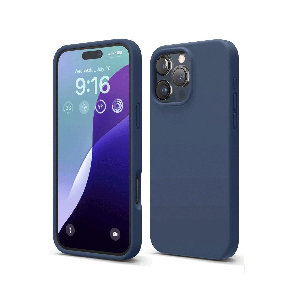 Apple İphone 16 Pro Max Kılıf First Silikon - Lacivert Apple İphone 16 Pro Max Kılıf First Silikon - Lacivert