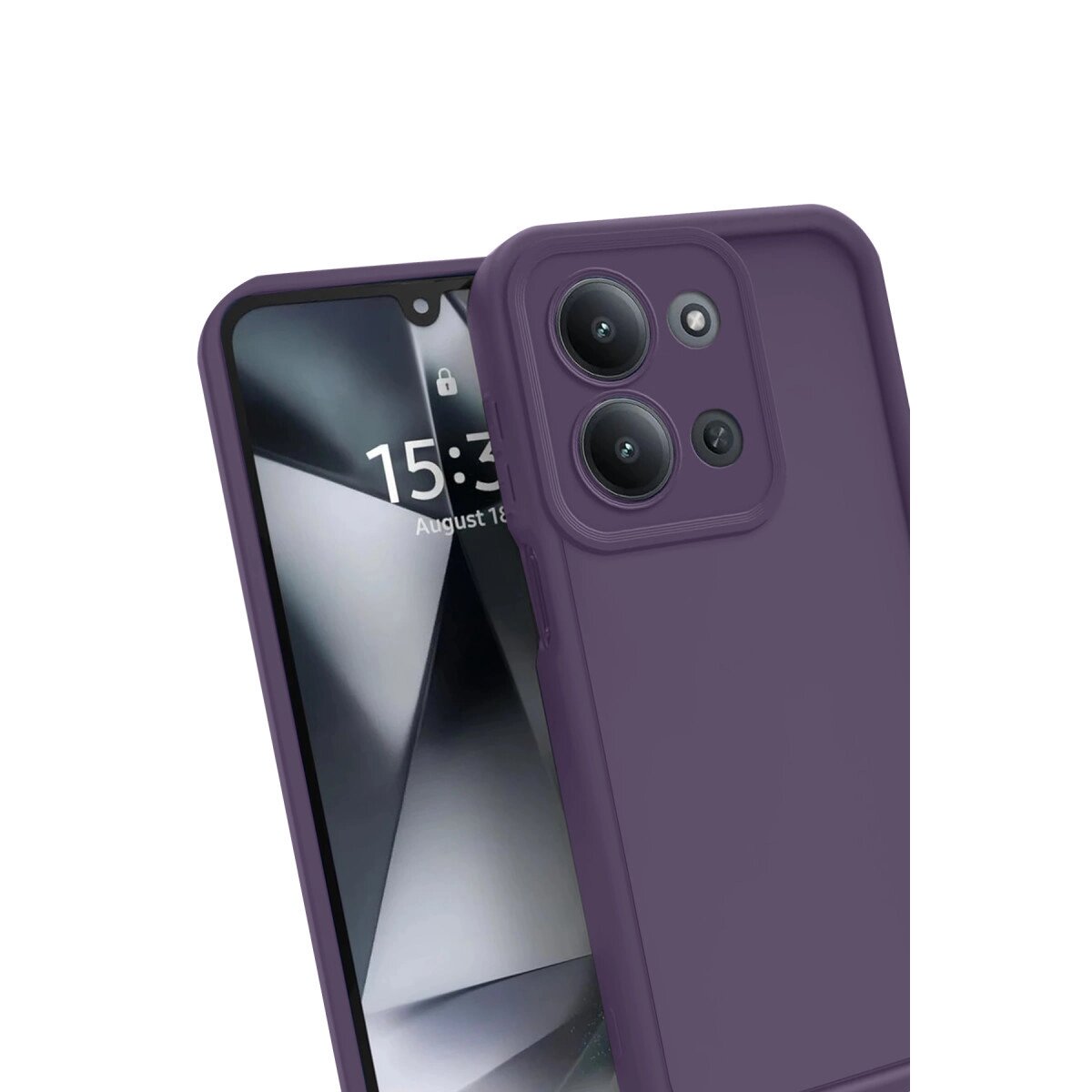 Xiaomi Redmi 15c 4g Viera Silikon - Mürdüm Xiaomi Redmi 15c 4g Viera Silikon - Mürdüm