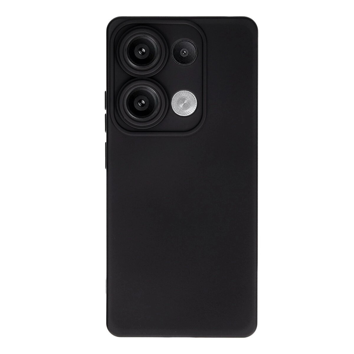 Xiaomi Redmi Note 13 4g Kılıf Nano İçi Kadife Silikon - Siyah Xiaomi Redmi Note 13 4g Kılıf Nano İçi Kadife Silikon - Siyah