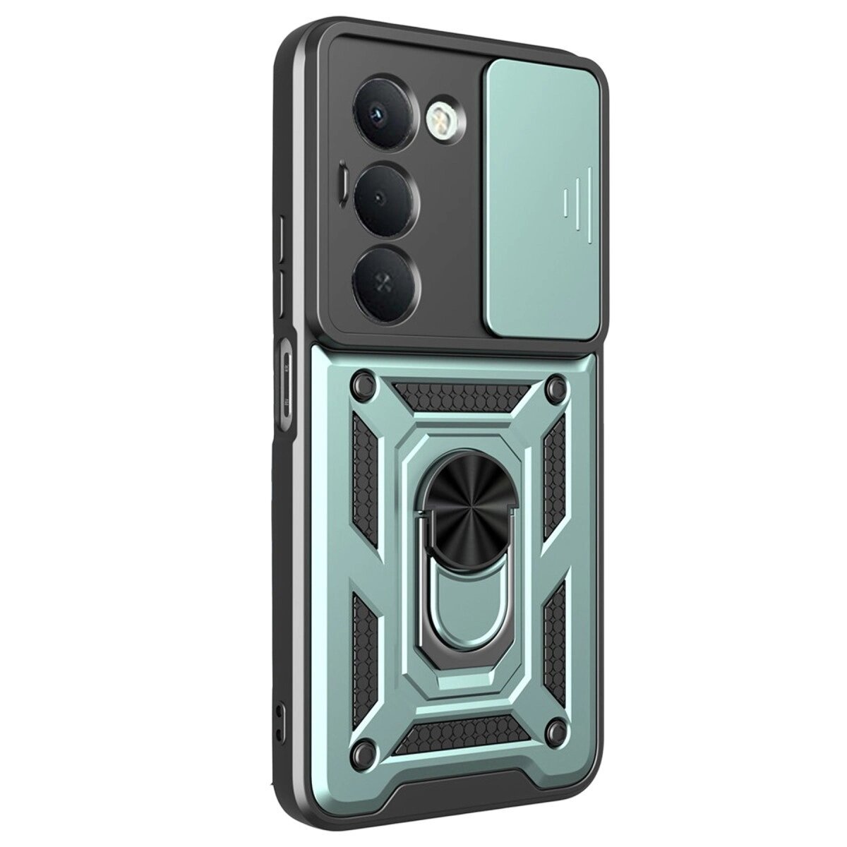 Xiaomi Redmi 15 4g Pars Lens Yüzüklü Silikon - Yeşil Xiaomi Redmi 15 4g Pars Lens Yüzüklü Silikon - Yeşil