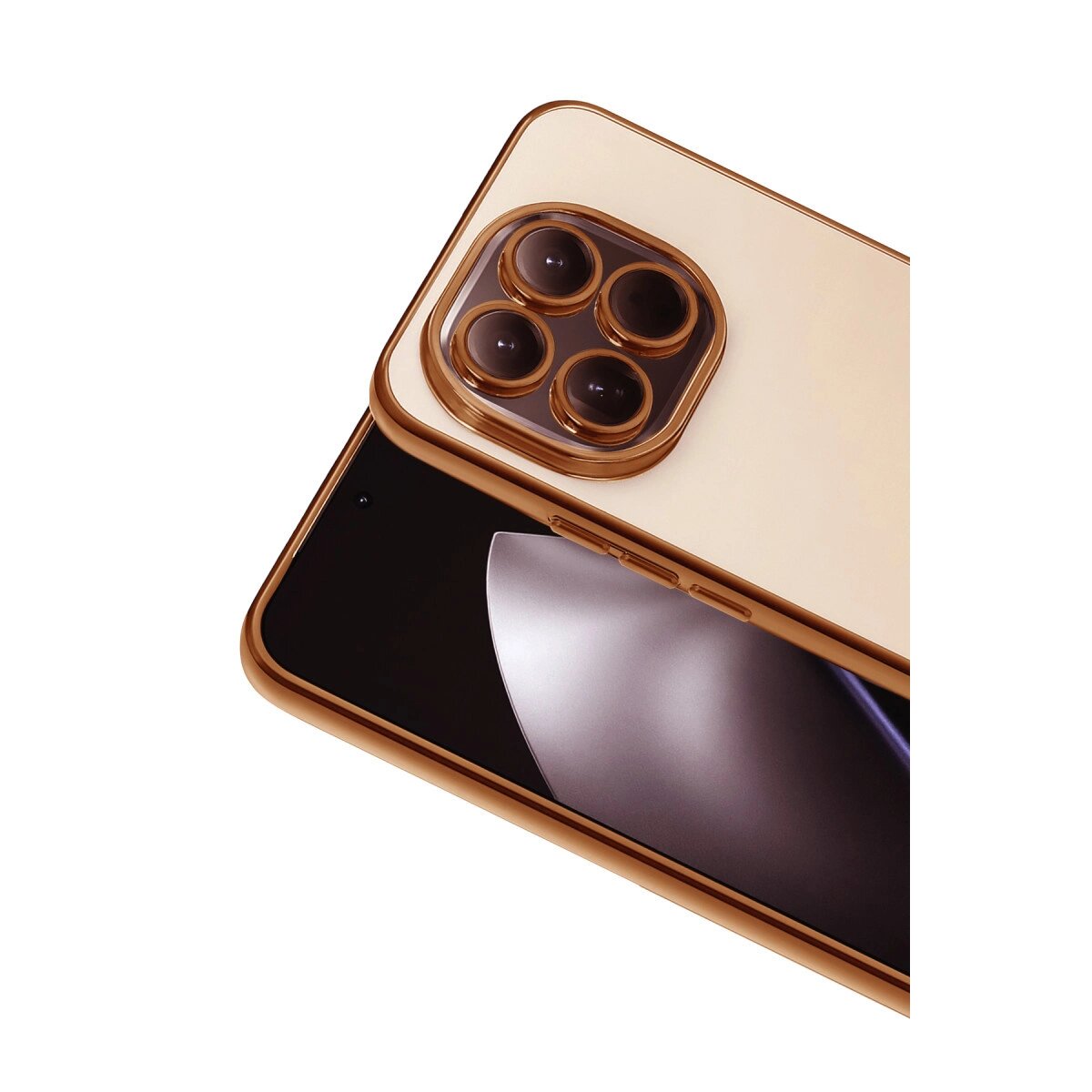 Xiaomi Mi 15 Razer Lensli Silikon - Çöl Titanyum Xiaomi Mi 15 Razer Lensli Silikon - Çöl Titanyum