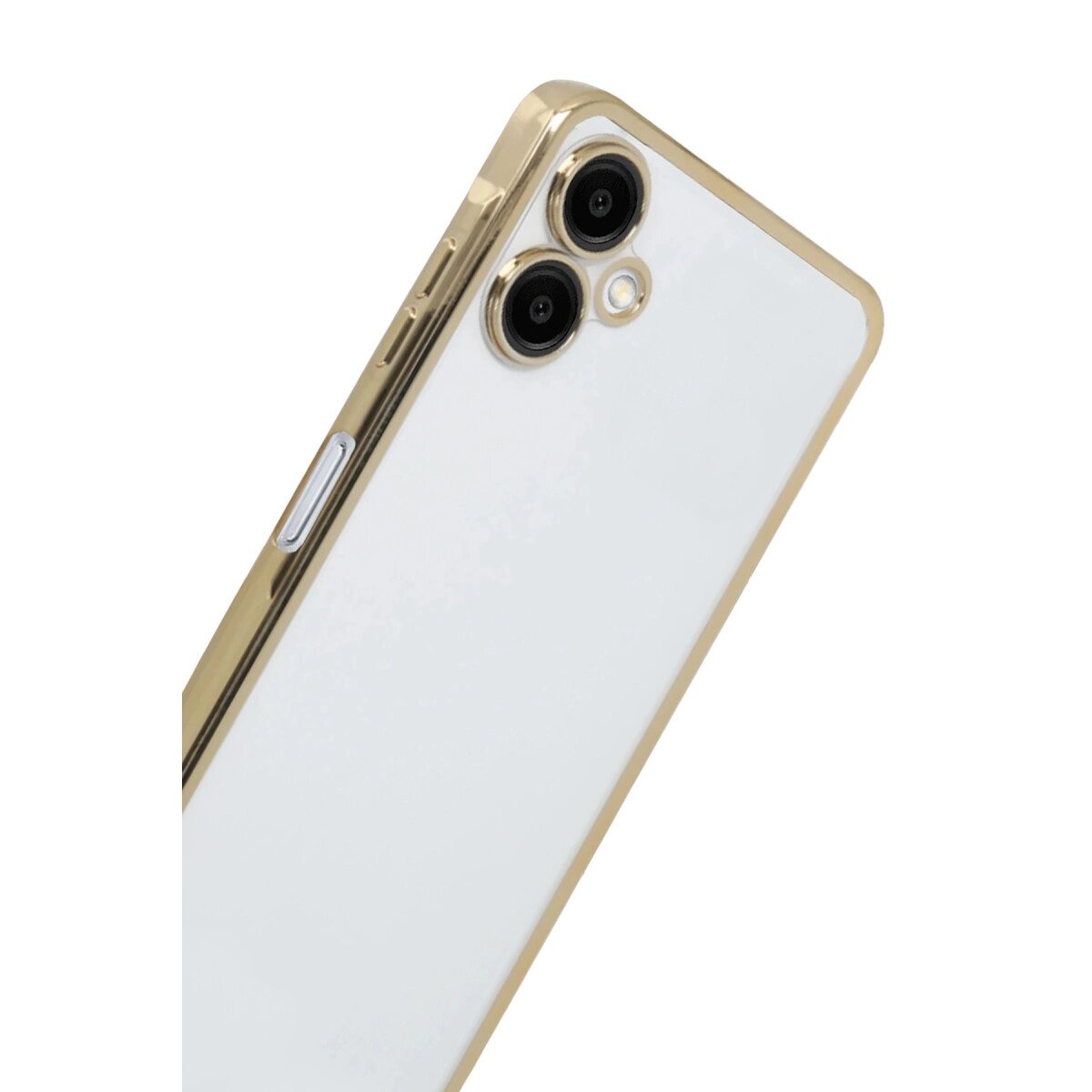 Samsung Galaxy A07 4g Razer Lensli Silikon - Gold Samsung Galaxy A07 4g Razer Lensli Silikon - Gold