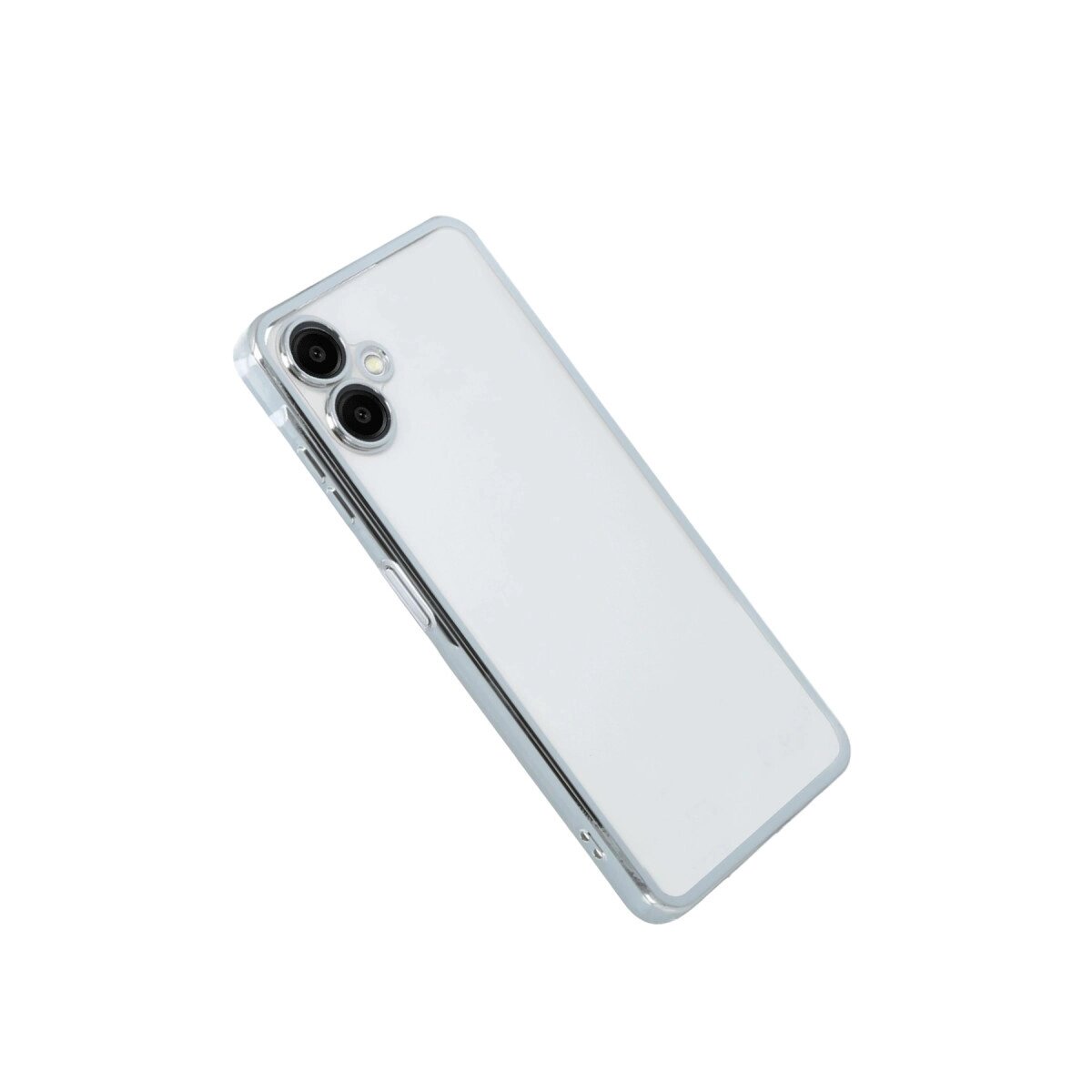 Samsung Galaxy A07 4g Razer Lensli Silikon - Gümüş Samsung Galaxy A07 4g Razer Lensli Silikon - Gümüş