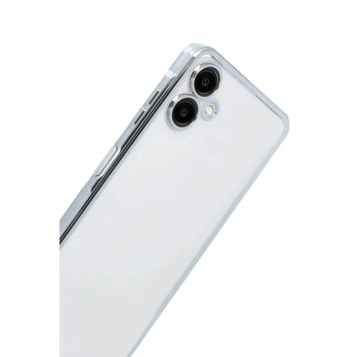 Samsung Galaxy A07 4g Razer Lensli Silikon - Gümüş Samsung Galaxy A07 4g Razer Lensli Silikon - Gümüş