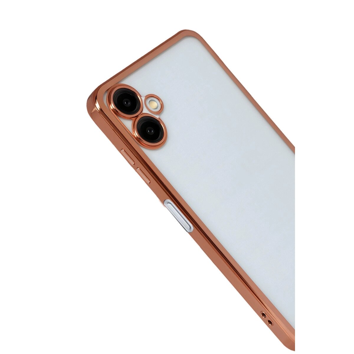 Samsung Galaxy A07 4g Razer Lensli Silikon - Çöl Titanyum Samsung Galaxy A07 4g Razer Lensli Silikon - Çöl Titanyum