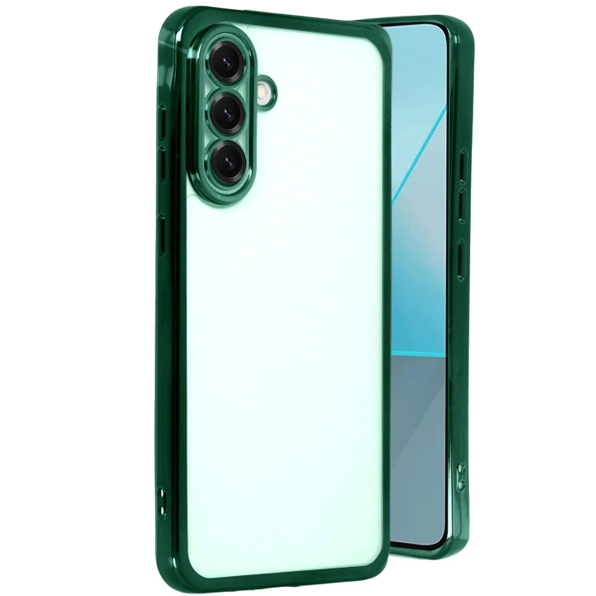 Samsung Galaxy A17 5g Razer Lensli Silikon - Yeşil Samsung Galaxy A17 5g Razer Lensli Silikon - Yeşil