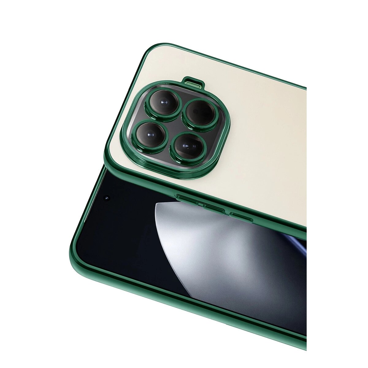 Xiaomi Mi 15t Pro Razer Lensli Silikon - Yeşil Xiaomi Mi 15t Pro Razer Lensli Silikon - Yeşil