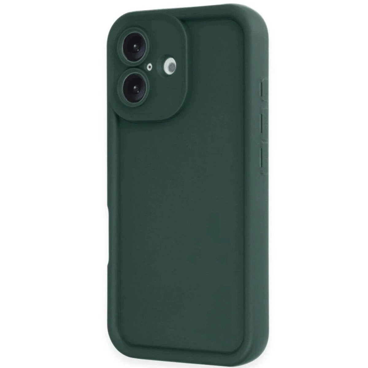 Apple İphone 16 Kılıf Viera Silikon - Koyu Yeşil Apple İphone 16 Kılıf Viera Silikon - Koyu Yeşil