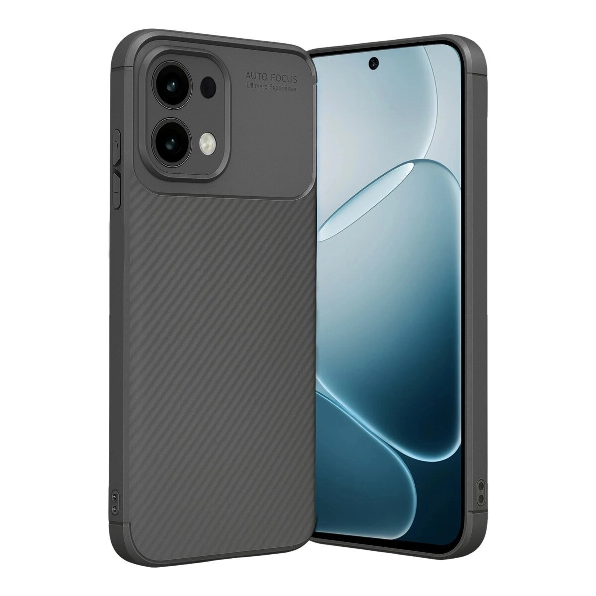 A6 Pro 4g Auto Fus Karbon Kapak - Gri