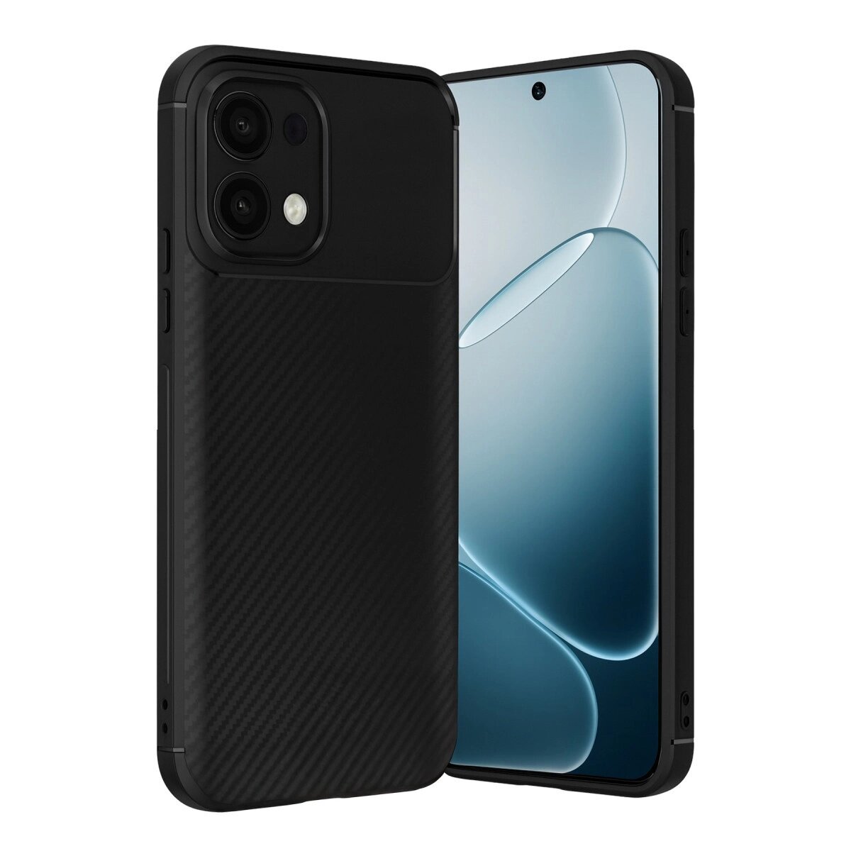 A6 Pro 4g Auto Fus Karbon Kapak - Siyah